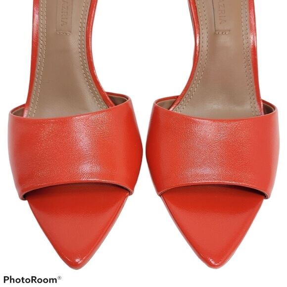 BCBGMAXAZRIA Dana Rodi Tomato Stiletto Heels, SIZE‎ 6 - Picture 6 of 12